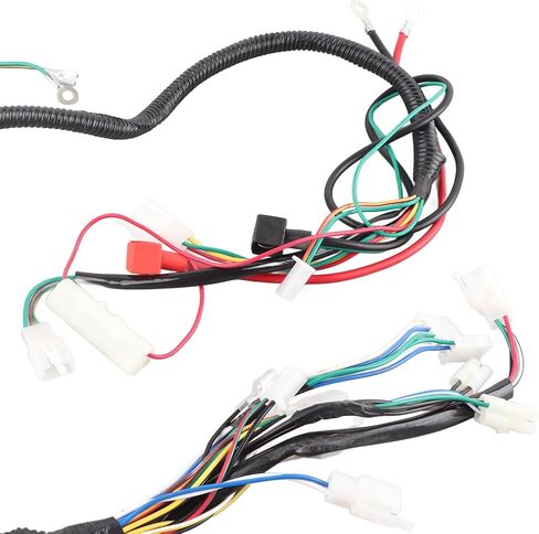 نول سلك محرك Aramox، مجموعة أسلاك المحرك CDI وحدة الملف اللولبي لقابس GY6 125cc 150cc 200cc 250cc رباعية الدراجة ATV Go Kart in Kuwait