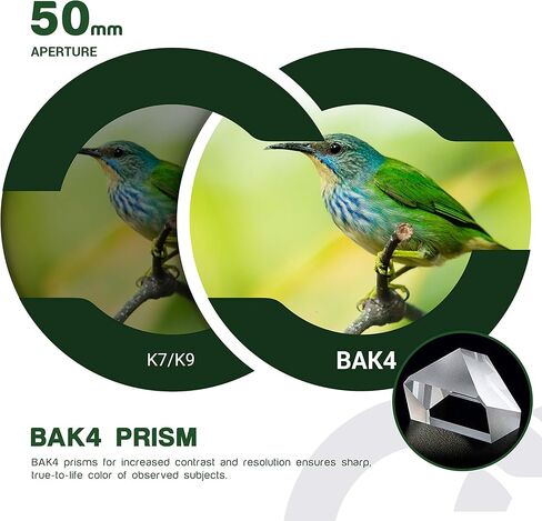 تلسكوب أحادي العين ESSLNB - منظار أحادي العين مقاس 12 × 50 للبالغين عالي الطاقة، منظار أحادي مقاوم للماء مع محول هاتف لمشاهدة النجوم والطيور والصيد والحياة البرية والسفر in Kuwait