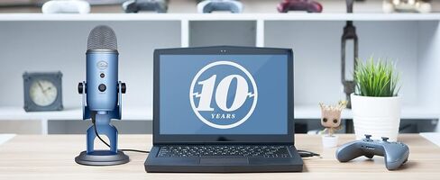 ميكروفون Blue Yeti USB للكمبيوتر الشخصي وأجهزة Mac وميكروفون الألعاب والبودكاست والبث، إصدار الذكرى السنوية العاشرة مع لمسة نهائية مخصصة وأنماط التقاط متعددة in Kuwait