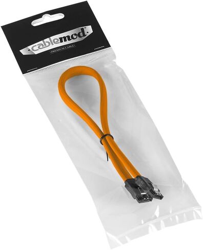كابل CableMod ModMesh الأكمام SATA 3 (أبيض، 60 سم) in Saudi Arabia