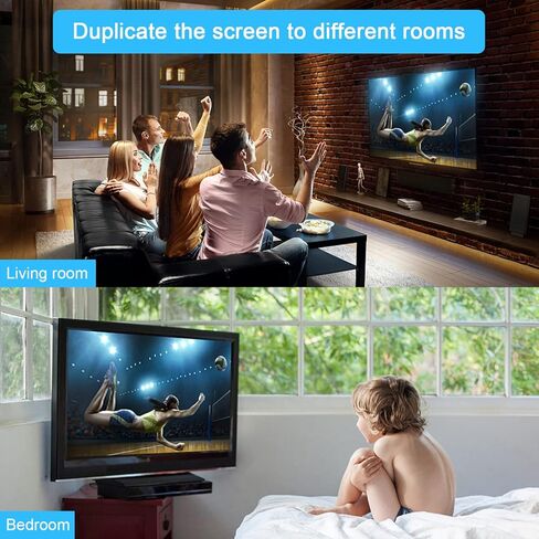 HDMI Splitter 1 in 2 Out for Dual Monitors, 4K HDMI Splitter Ver1.4 Supports 4K@30Hz 3D Full HD 1080P Compatible for PS4 PS3 Blu-Ray Player Fire Stick Roku HDTV (1 Source onto 2 Displays) in Saudi Arabia