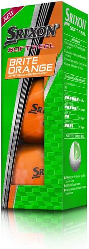Srixon Soft Feel Brite Matte Color Golf Balls (One Dozen) in Saudi Arabia