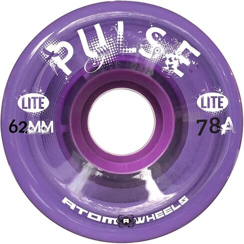 عجلات دوارة رباعية/للأماكن الخارجية/الصلابة 78A / 62x33 Purple Pulse Lite / عبوتان - 8 عجلات in Kuwait