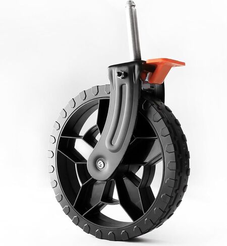 عجلة عربة قابلة للطي 7 * 1.5 بوصة، عجلة أمامية بديلة شديدة التحمل من البولي بروبيلين + PVC، مناسبة فقط لعربة Uyittour UTS2، قطعة واحدة in Kuwait