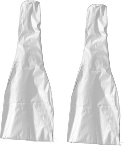 Milisten 2pcs guitar cover guitar shell case guitar stand cover Bass Cover guitar cover for stand guitar gig bag bass guitar Bass Protector Silver coated cloth - bracket cover in Saudi Arabia