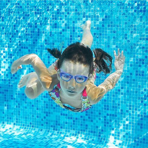 Kids Goggles for Swimming 2 Pack - Waterproof Fog Anti-UV Youth Swimming Goggles For Children Boys and Girls in Saudi Arabia