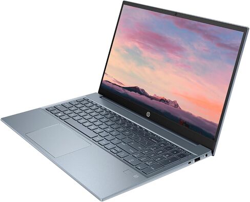 HP Pavilion Laptop, 15.6" FHD Touchscreen, 13th Gen Intel Core i7-1355U Processor, 32GB RAM, 1TB PCIe SSD, Webcam, Fingerprint Reader, Backlit KB, Wi-Fi 6, Windows 11 Home, Blue in Saudi Arabia