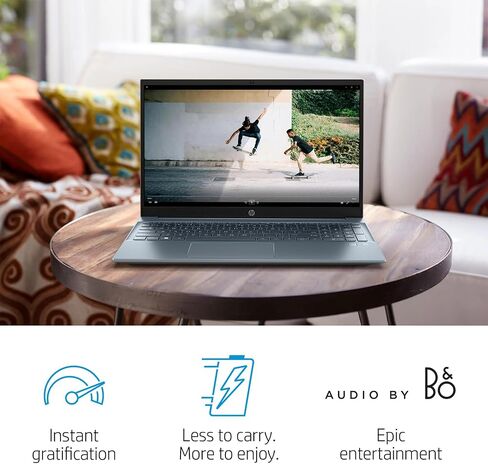 HP Pavilion Laptop, 15.6" FHD Touchscreen, 13th Gen Intel Core i7-1355U Processor, 32GB RAM, 1TB PCIe SSD, Webcam, Fingerprint Reader, Backlit KB, Wi-Fi 6, Windows 11 Home, Blue in Saudi Arabia