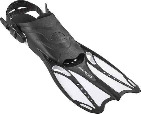 Phantom Aquatics Rapido Boutique Collection Mask Fin Snorkel Set, Panoramic View Snorkel Mask, Dry Snorkel Set with Snorkeling Gear Bag, White, S/M, US: 6/8 - EU: 38/41 in Saudi Arabia