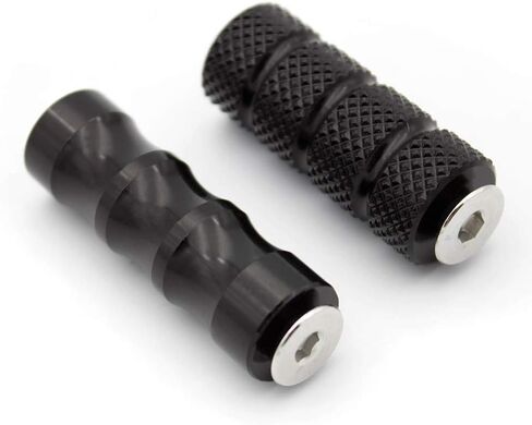 6mm Hole Motorcycle Gear Shift Pegs Brake Footpegs Footrest Foot Pedal Universal for Rearsets Black in Kuwait