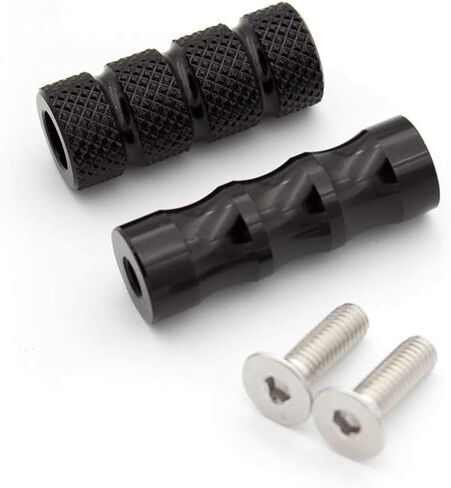 6mm Hole Motorcycle Gear Shift Pegs Brake Footpegs Footrest Foot Pedal Universal for Rearsets Black in Kuwait