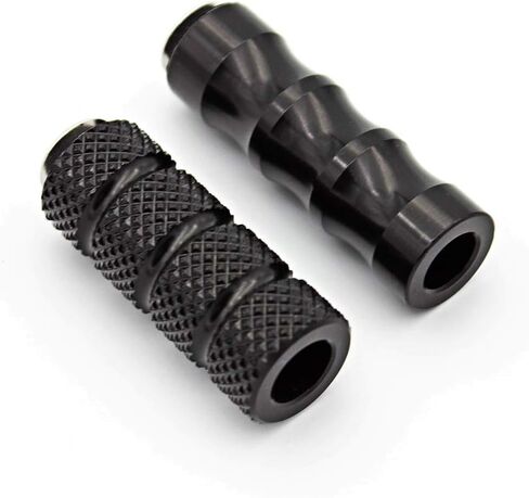 6mm Hole Motorcycle Gear Shift Pegs Brake Footpegs Footrest Foot Pedal Universal for Rearsets Black in Kuwait