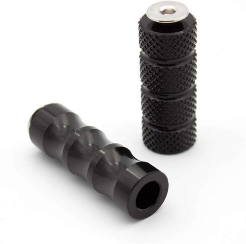 6mm Hole Motorcycle Gear Shift Pegs Brake Footpegs Footrest Foot Pedal Universal for Rearsets Black in Kuwait