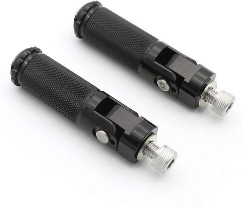 6mm Hole Motorcycle Gear Shift Pegs Brake Footpegs Footrest Foot Pedal Universal for Rearsets Black in Kuwait