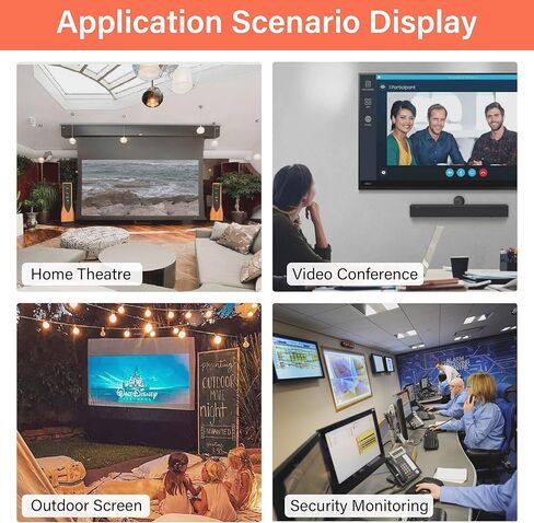جهاز استقبال موسع RX Only Vrriis HDMI عبر CAT6/6e/7 Ethernet يصل إلى 200 متر/656 قدم UltraHD 1080P @60 هرتز، عبر IP، 1 إلى العديد من محولات جيجابت، قابل للتتالي، امتداد IR، صوت Toslink، بدون فقدان بدون تأخير... in Kuwait