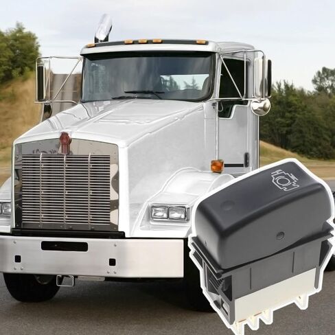مفتاح فرامل المحرك عالي التحمل مناسب لـ Kenworth T600 2008-2015 T660 2006-2017 T800 2006-2017 T600A 2006-2007، مفتاح تشغيل/إيقاف استبدال P27104016 901-5412 577.59627 in Kuwait