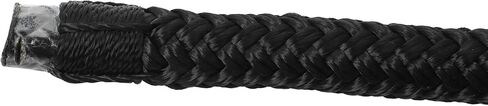 NovelBee 1/2" x 200' خط مرساة من النايلون مزدوج الجديلة مع كشتبان من الفولاذ المقاوم للصدأ، عبء عمل آمن: 1020 رطل؛ قوة الشد: 5100 رطل (أبيض) in Kuwait