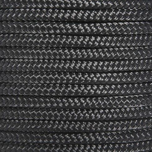 NovelBee 3/8 Inch X 600 Feet Double Braid Nylon Anchor Line with Stainless Steel Thimble and Plastic Chuck (White) in Saudi Arabia