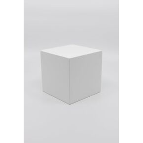 Sustainable Things Wooden Cubes 3-inch Wooden Cubes for Crafts, Decor, DIY Projects, Ornaments, Plant Stand, Riser White