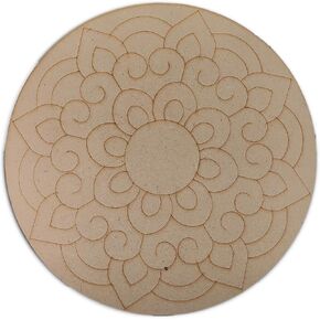 Pre-Marked Laser Cut MDF Cutouts 6x5.5 Inch (1 Set, Right + Left) Elephant 3mm Thick Wood Shapes Bases for DIY Painting Arts Wall Hanging Decoration