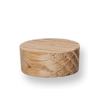 Pinehurst Crafts 1/2-Inch Oak Flat Head Plugs, Side/Face Grain, Great for Furniture, Tables, Chairs, Cabinetry and Crafts Projects, Pack of 20
