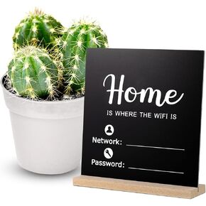 WOODEN WIFI Sign Stylboard Style WiFi WiFi Sigword Sign Signing Signing Sign Sign Decoration Decoration Wooden Prات