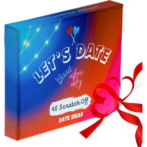 دعنا ناريس تاريخ الأفكار الليلية للأزواج أنا رومانسي ومتعة 40 Scratch Off Cards Games I Valentines Day Gift I Ineversary Wedding Anniversarry ، المشاركة ، هدايا دش الزفاف ، إلخ.