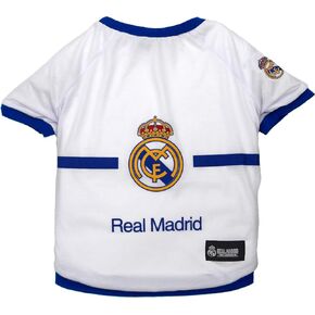 Pets First Spanish Primera Liga LaLiga Real Madrid Tee Shirt for DOGS & CATS, X-Large