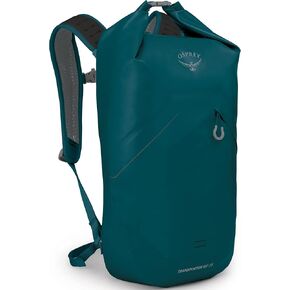 Osprey Transporter 18L Roll Top Waterproof Laptop Backpack, Black