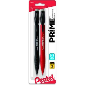 Pentel Prime Mechanical Pencil 0.7Mm Assorted Barrel Colors, Pack of 2 (AX7BP2)