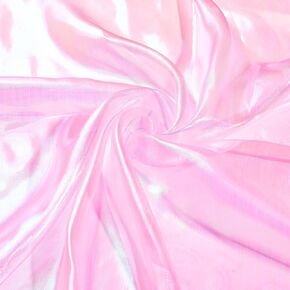 PH PandaHall 4.3 Yard Organza Lace Fabric Purple Sheer Fabric 59" Wide Iridescent Organza Cloth Magic Shiny Fabric Ribbon for Mermaid Dress Show Costume Wedding Decoration Photography Background