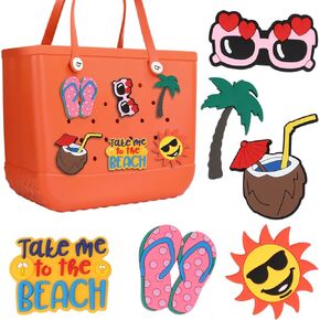 Accessories for Bogg Bag, 6PCS Charms for Bogg Bag, Cute Accessories for Bogg Bag/Simply Southern, DIY Decoration Charms for Girls Women