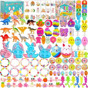 180 Pack Easter Egg Fillers for Kids, Easter Basket Stuffers Easter Egg Stuffers for Kids Boys Girls, Small Easter Toys for Easter Egg Fillers Easter Egg Hunt Party Supplies