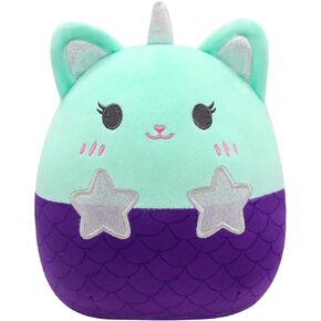 Cat Stuffed Animals Plush Toys, Kawaii Mermaid Cat Pillow, Cute Mermaid Cat Doll,Gifts for Kids Girls Boys