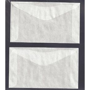 100 Glassine Envelopes #3 (4 1/4 x 2 1/2)