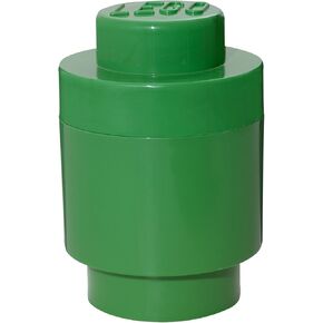 ROOM Copenhagen Lego Round Storage Box 1, Dark Green