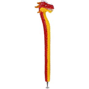 Asian Dragon Novelty Pen - Fun and Unique Kids and Adults Ballpoint Pen, Colorful Dragon Writing Pen Instrument For School and Office Desk Decor