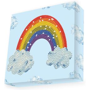 Diamond Dotz Rainbow Smile Diamond Painting Kits for Adults - Diamond Art Kits a Relaxing Creative Craft Kit with Dotz Gems 5.9x5.9