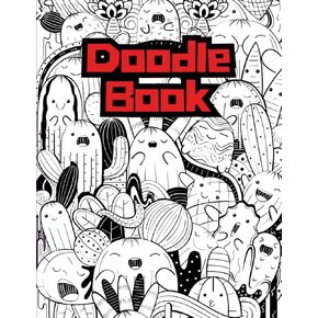 Doodle Book. Drawing Pad For Kids: Blank Paper Sketch Book for Drawing Practice. 120 Pages, 8.5" x 11" Large Sketchbook for Kids Age 4-12 Year Old ... Beautiful Art Gift for Children and Teens.