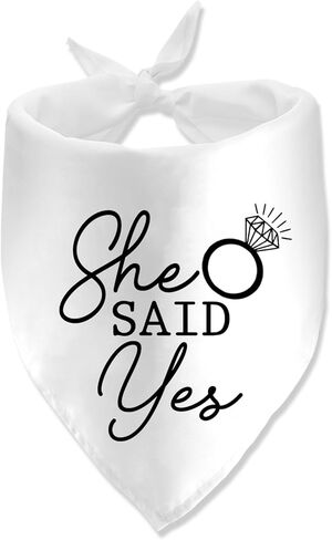 I Do Too Wedding Engagement Dog Bandana Pet Bandanas Accessories for Dog Lovers Pet Scarf Bridal Shower Gift in Kuwait