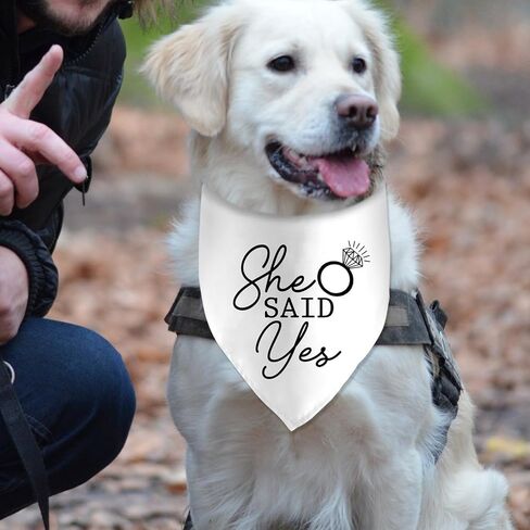 I Do Too Wedding Engagement Dog Bandana Pet Bandanas Accessories for Dog Lovers Pet Scarf Bridal Shower Gift in Kuwait