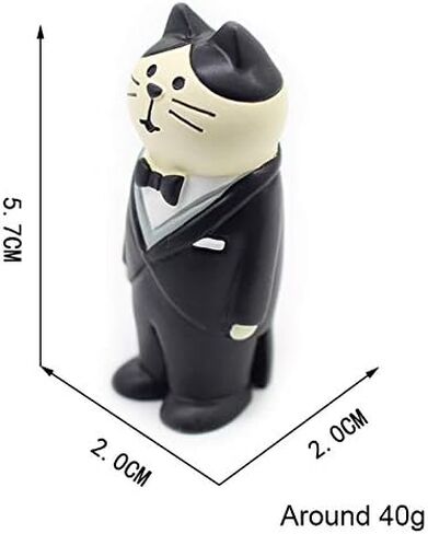 Wedding Cake Topper,Wedding & Engagement Party Cute Funny Cat Figure Set for Decoration (6 pcs set) in Saudi Arabia