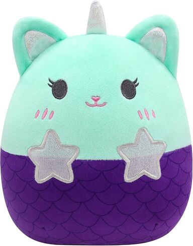 Cat Stuffed Animals Plush Toys, Kawaii Mermaid Cat Pillow, Cute Mermaid Cat Doll,Gifts for Kids Girls Boys in Kuwait
