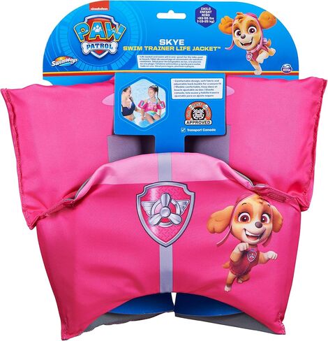 SwimWays Nickelodeon Paw Patrol Learn-to-Swim USCG Approved Kids Life Jacket, Skye in Saudi Arabia