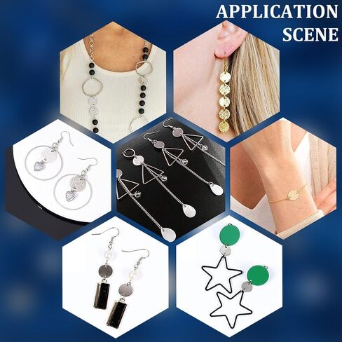 PH Pandahall Jewelry Connector Charms ، Brass Flat Round Rinks Monged Flugh Tag Rink Connectors for DIY أقراط الأساور in Saudi Arabia