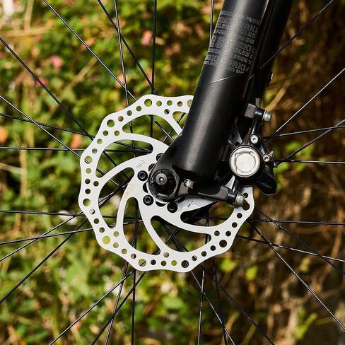 160mm Bike Disc Brake Rotor with 6 Bolts, 6 Hole Stainless Steel Bicycle Brake Rotor Bike Replacement for Road Bike Mountain Bike Electric Scooter BMX MTB in Saudi Arabia