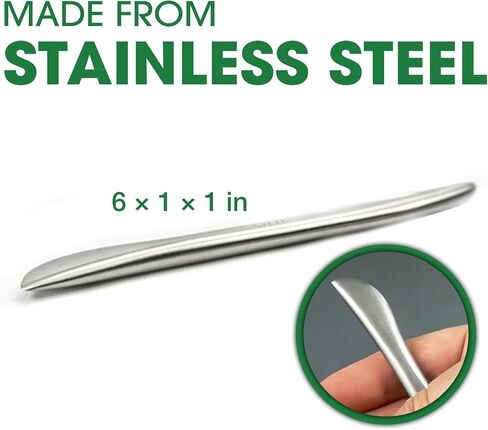 AVES Co Stainless Steel Sculpting Tool – Perfect for Smoothing, Blending, and Creating Textures on Polymer, Ceramic, and Metal Clays – Professional Grade Tool for Artists and Crafters in Kuwait