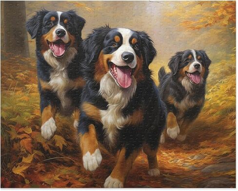 Animal Jigsaw Puzzles 1000 Pieces for Adults - Goldendoodle Dog Puzzle Gifts,Cute Puppies Puzzle for Youth Children Family Parent-Child Fun Puzzle Games Challenge Wooden Toy Home Decoration in Saudi Arabia