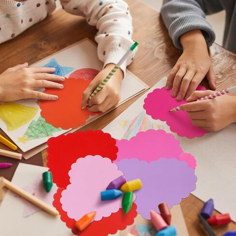 jetec 108 PCS عيد الحب القاطعات القلب 5 بوصات عيد الحب ديكورات لوحة DIY الورق قلب يموت لزخار الفصول in Kuwait