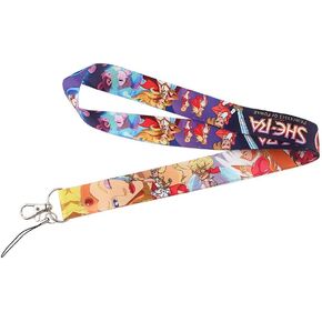 Pinstant She-Ra and the Princesses of Power Princess Cartoon Animated TV 17.7" Neck Lanyard Keychain Holder ID Badge Mobile Phone Pin Strap